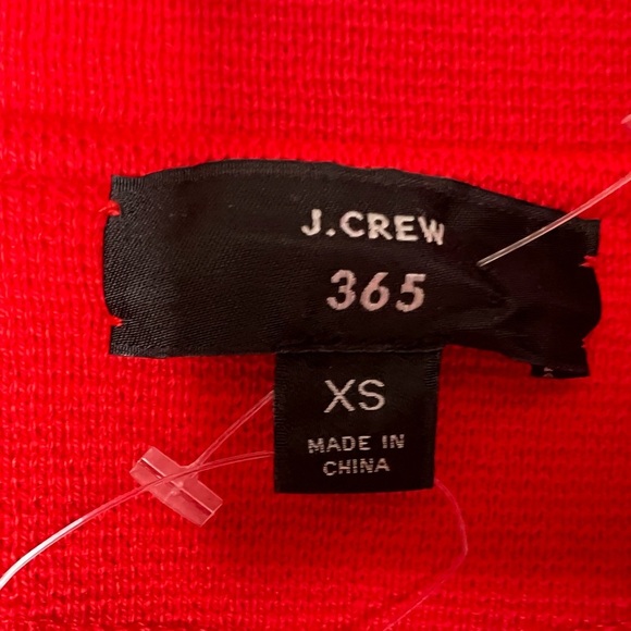 J. Crew 365 Sophie Merino Wool Blend Red Sweater Blazer Womens XS 887 - Picture 2 of 4